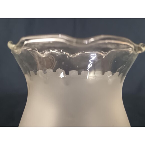 Frosted Glass Lamp Shade 1.63 In Base Fitter 5 In Height White Frosted Glass - Picture 5 of 8